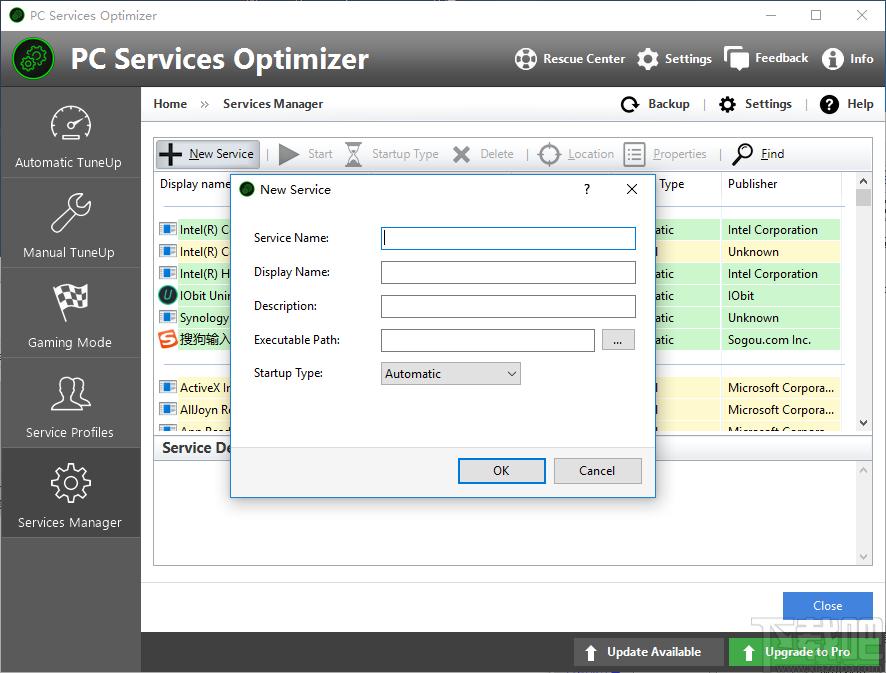 PC Services Optimizer下载,电脑性能优化软件,系统优化,服务器管理