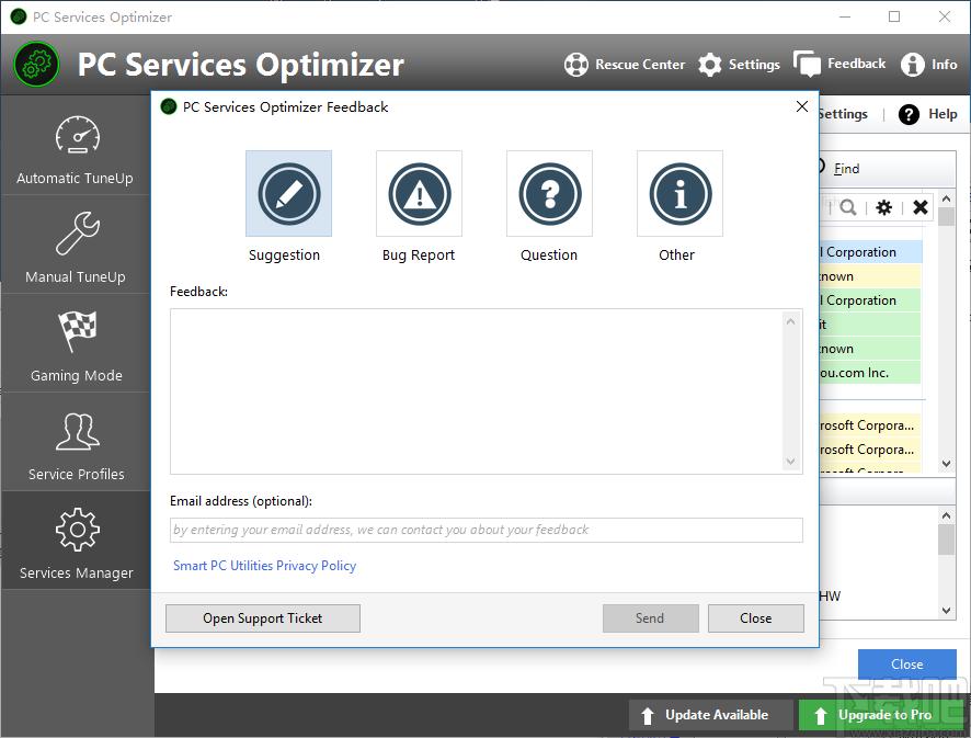 PC Services Optimizer下载,电脑性能优化软件,系统优化,服务器管理