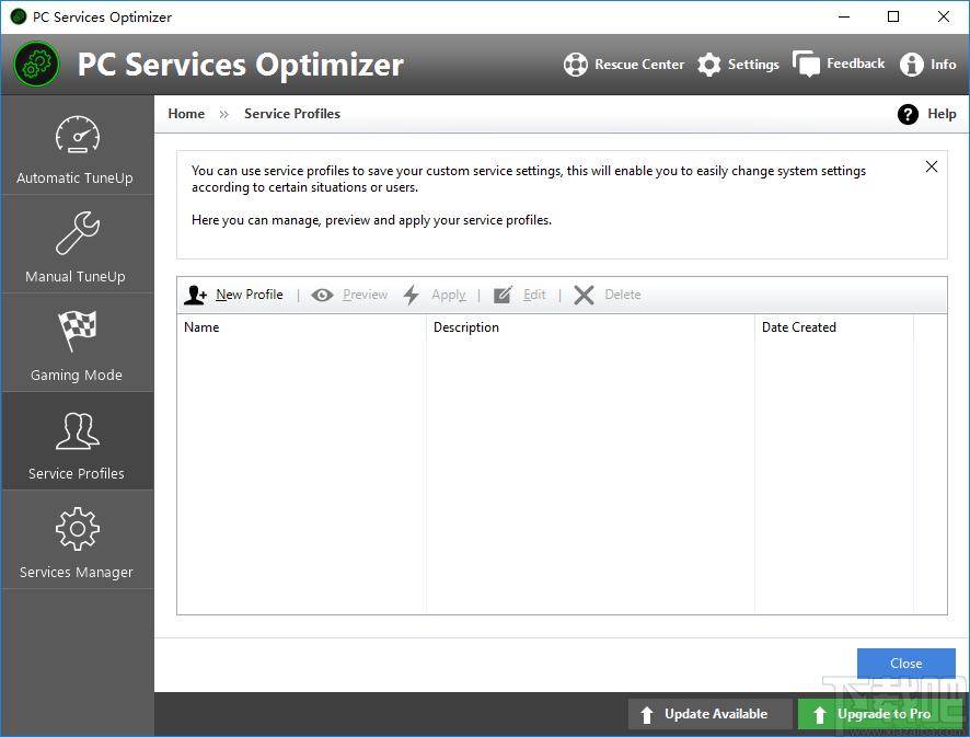 PC Services Optimizer下载,电脑性能优化软件,系统优化,服务器管理