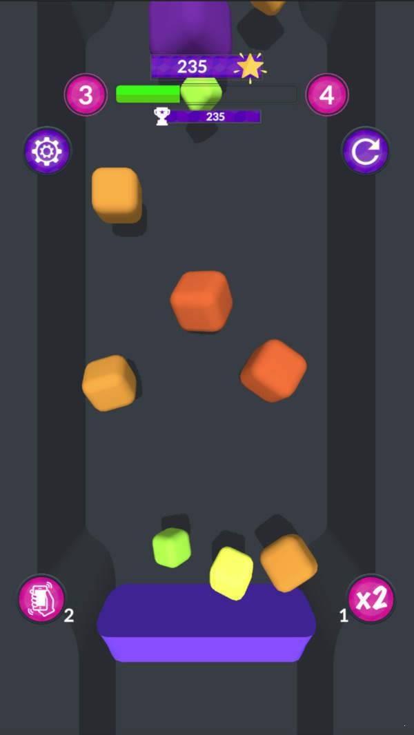 炫彩方块2048手机版下载,炫彩方块2048,方块游戏,2048游戏
